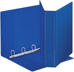 Presentatieringband Esselte Deluxe A4 4-rings D-mech 30mm blauw