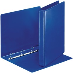 Presentatieringband Esselte A4 4-rings D-mech 25mm blauw