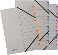 Sorteermap Pagna Easy A4 7 tabs geel/oranje-2