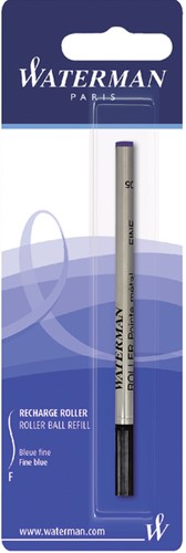 Rollerpenvulling Waterman blauw fijn op blister