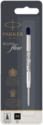 Balpenvulling Parker Quinkflow zwart medium op blister