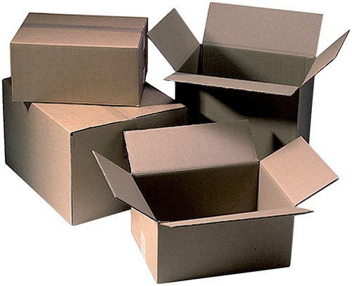 Verzenddoos CleverPack enkelgolf 430x305x250mm bruin 10stuks-3