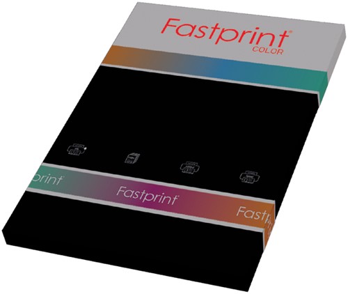 Kopieerpapier Fastprint A4 160gr zwart 50vel