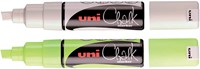 Krijtstift Uni-ball schuin wit-2