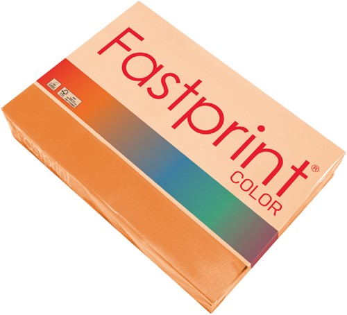 Kopieerpapier Fastprint A4 80gr oranje 500vel