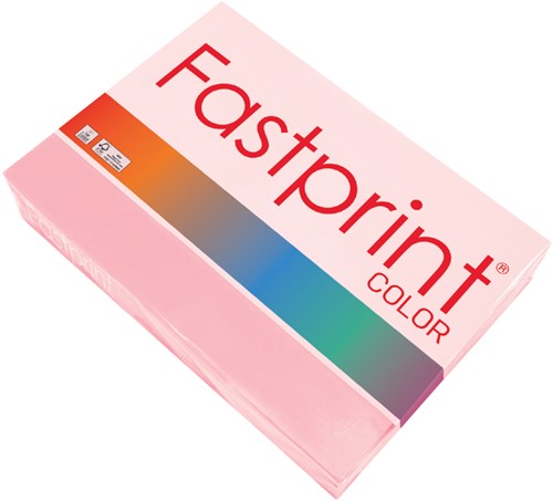 Kopieerpapier Fastprint A4 80gr roze 500vel
