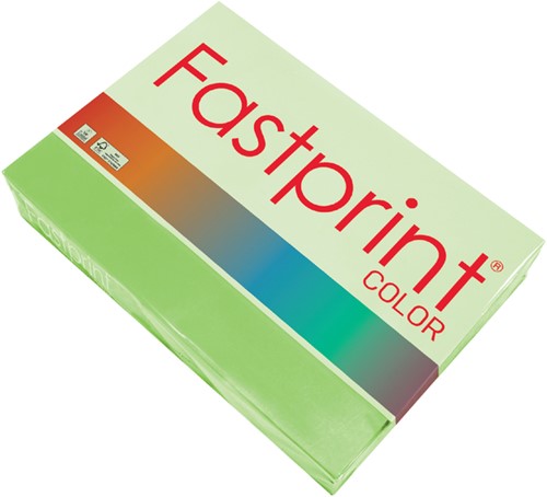 Kopieerpapier Fastprint A4 120gr helgroen 250vel