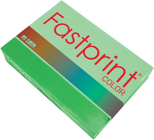 Kopieerpapier Fastprint A4 80gr grasgroen 500vel