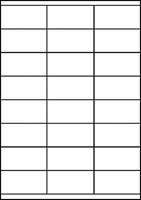 Etiket Avery Zweckform 3422 70x35mm wit 2400stuks-2