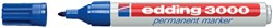 Viltstift edding 3000 rond 1.5-3mm blauw