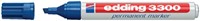 Viltstift edding 3300 schuin 1-5mm blauw