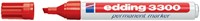 Viltstift edding 3300 schuin 1-5mm rood