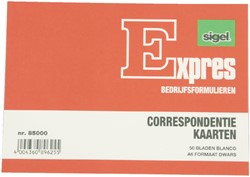 Correspondentiekaart Sigel expres A6 ivoorkarton