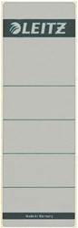 Rugetiket Leitz breed/kort 62x192mm zelfklevend grijs