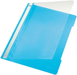 Snelhechter Leitz standaard A4 PVC lichtblauw