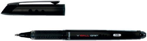 Rollerpen PILOT V-Ball grip VB10 zwart 0.6mm