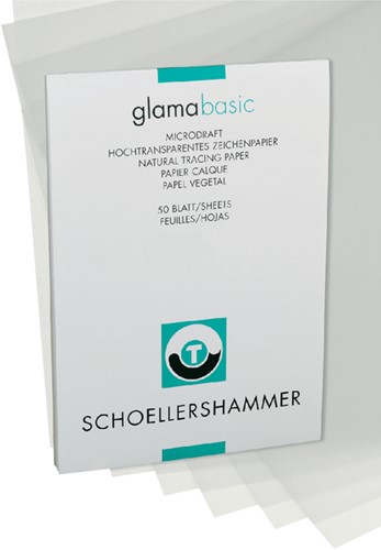 Ontwerpblok Schoellershammer A3 80-85gr transparant 50vel