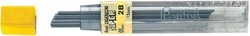 Potloodstift Pentel 0.9mm zwart per koker 2B