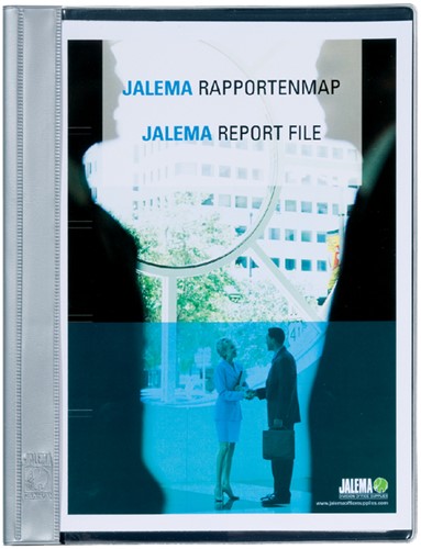 Rapportenmap Jalema A4 met snelhechter grijs