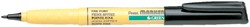 Viltstift Pentel NM10 textiel rond zwart 1mm