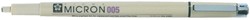 Fineliner Sakura pigma micron zwart 0.2mm