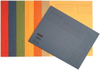Vouwmap Quantore Folio ongelijke zijde 230gr rood-2