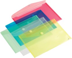 Enveloptas HF2 A4 335x240mm dwars PP transparant wit
