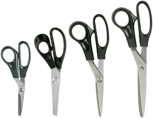 Schaar Quantore 160mm + plastic handvat zwart-2