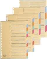Tabbladen Esselte A4 23-gaats karton 12-delig assorti-2